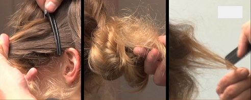 Tuto coiffure : un chignon flou et bohème sur cheveux bouclés avec torsades - Cheveux Bouclés ...